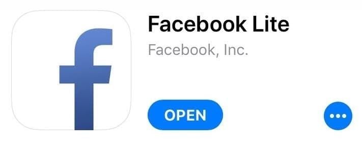 Download Facebook Lite at No-Cost