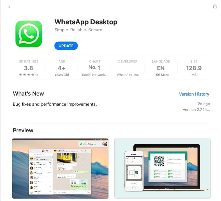 Always Keep WhatsApp Updated