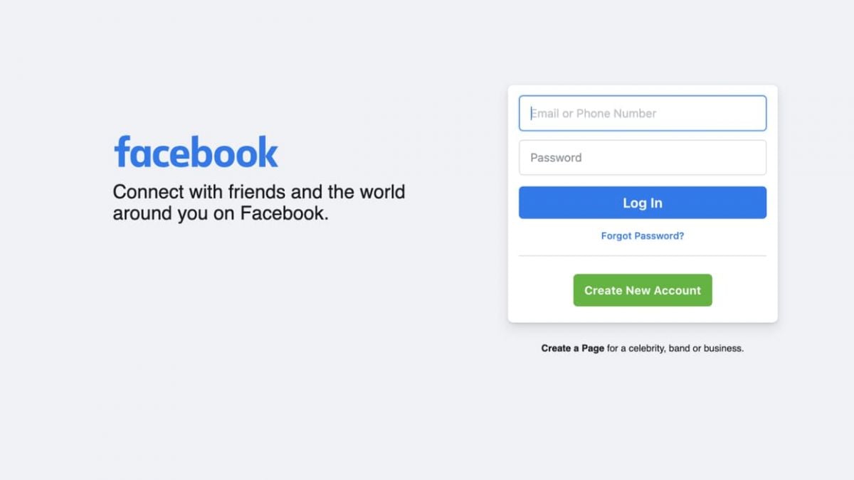 Register Your Own Facebook Account
