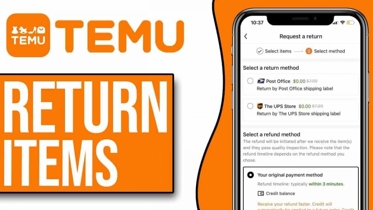 Return or Exchange Items on Temu