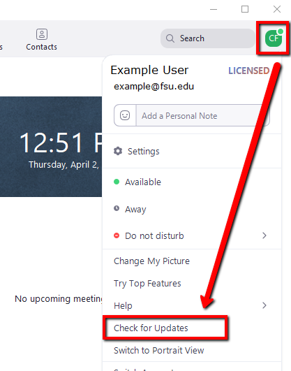 Keep Zoom Up-to-Date